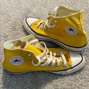 Converse Chuck Taylor All Star High Tops Yellow Unisex W6 / M4
